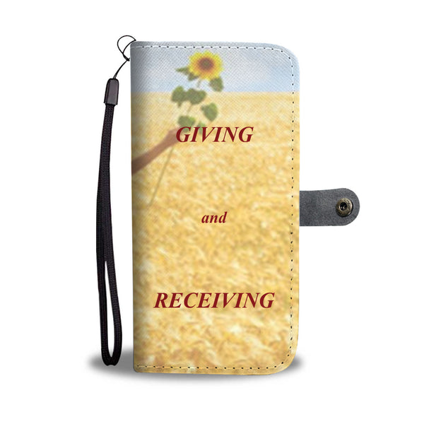 Giving and Receiving - Phone Wallet Case (Free Shipping)