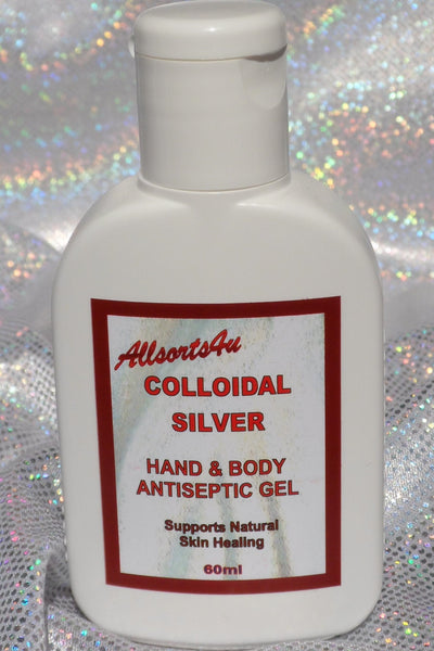 Allsorts4u Colloidal Silver ANTISEPTIC GEL 60ml (NZ Sales Only)